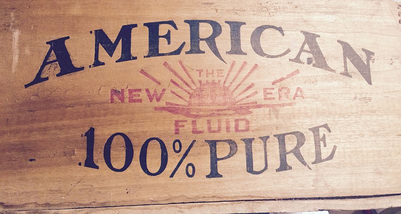 American Embalming Fluid Crate